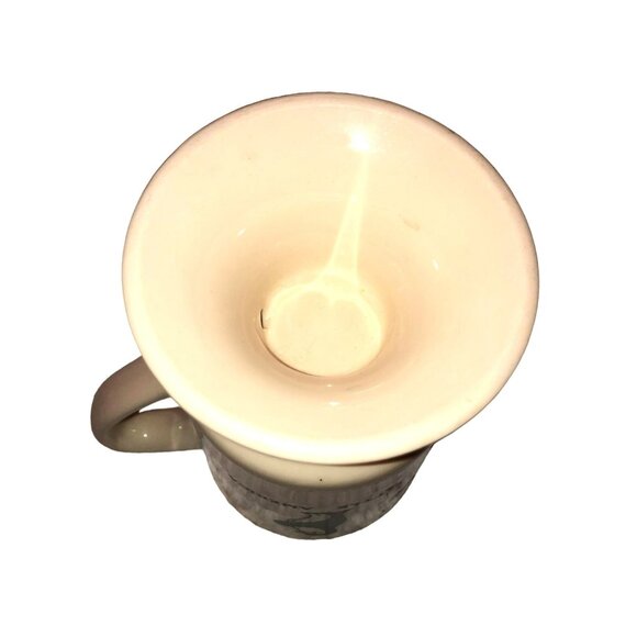 Vintage Little America Penguin Logo Footed Coffee Mug Restaurant Ware HWY I-80 - Picture 3 of 3